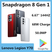 Оригинальный смартфон Lenovo Legion Y70, Snapdragon 8 + Gen 1, Android 12,0, OTA, 6,67 дюйма, OLED, 144 Гц, камера 50 МП, 68 Вт, зарядка 5100 мАч