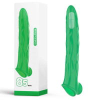 Мужской удлинитель для пениса, сильный вибрационный рукав для увеличения, задержка эякуляции, сперма для пениса с блокировкой, Малый пенис, секс-игрушки для мужчин