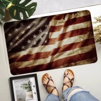 Фланелевые напольные коврики с американским флагом