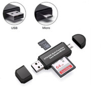 Устройство для чтения SD-карт 3 в 1, USB 2,0, TF/Mirco SD