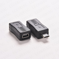 Переходник Micro USB (штекер)/Mini USB (гнездо), для мобильных телефонов, MP3