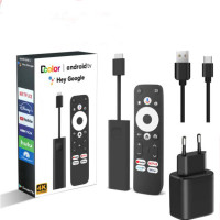 ТВ-приставка gd1 4k google netflx Android 11, сертифицированная amlogic S905Y4 chrome cast 2 ГБ + 16 Гб BT5.0 Dual Wifi vs xiaomi realme X98 s500