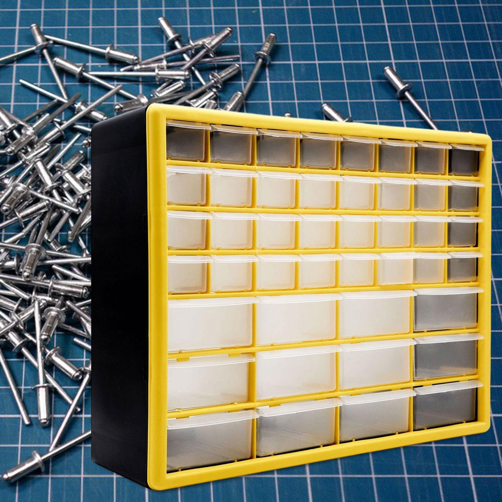 Small Parts Organizer Plastic hardware parts and Craft Cabinet for Tools