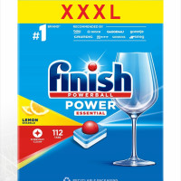 Таблетки для посудомоечных машин Finish Power Essential Лимон, 112 шт