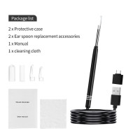 5,5 мм умный визуальный ушной очиститель Отоскоп 3 в 1 USB отоскоп ушной воск очистка смотровая камера инструменты для Android телефона ПК