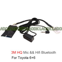 Автомобильный Bluetooth 5,0 комплект AUX гарнитура адаптер для смены CD кабель для Toyota 6 + 6 12 контактов RAV4 Corolla Avensis Auris Camry AVRCP радио