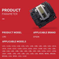 Печатающая головка L355 печатающая головка для Epson L356 L358 L360 L365 L366 L375 L380 L381 L382 L385 L395 L396 L400 L401 L405 L301 печатающая головка