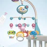 Мобиль в кроватку музыкальный с пультом проектором ночником