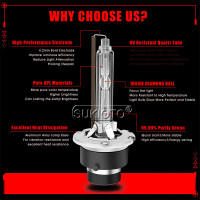 2 шт. SUKIOTO JAPAN CLASSIC XENSUKIT D2S Xenon светильник 55W D4S HID ксеноновая лампа 4300K 6000K 8000K 35W D2S Автомобильные фары