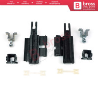 Комплект направляющих для люка Bross BSR535 + BSR536, 8 шт., левая и правая стороны 811694522-3 для BMW E39 X5 e53 1999-2006