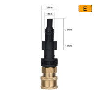 Адаптер для мойки высокого давления G1/4 дюйма, БЫСТРОРАЗЪЕМНАЯ насадка для очистителя Karcher, LAVOR, Black Decker, Bosch, Parkside