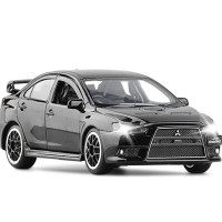 Модель автомобиля литая металлическая 1:32 Mitsubishis Lancer Evo X 10, модель автомобиля, имитация звука, коллекция, подарок для детей