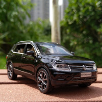 Модель автомобиля из сплава Tiguan L SUV 1:32, литой металлический автомобиль, модель автомобиля с высоким качеством искусственного звука, Коллекционная модель автомобиля, детские игрушки, подарок