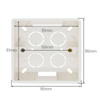 Внешняя Монтажная коробка aver 81 мм * 81 мм * 31 мм, белая Поверхностная Монтажная коробка, распределительная коробка, настенная Проводная коробка для ЕС, Великобритании коробка под розетку настенный ящик коробка монт