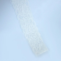 Эластичная цветная кружевная лента, 1 метр, черная, белая, бежевая, красная, ширина 5 см, для рукоделия «сделай сам», кружевная лента для шитья