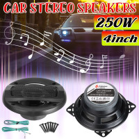 2 шт., автомобильный коаксиальный динамик, 4 дюйма, 12 В, 30-250 Вт