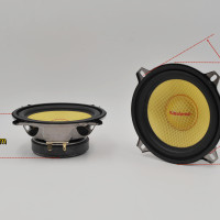 Автомобильная аудиоколонка 2 шт., 5 дюймов, 380 Вт, универсальная Тяжелая ультратонкая Модифицированная Колонка со средними басами, неразрушающая установка