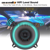 1 шт., автомобильная Коаксиальная Hi-Fi колонка, 4/5/6, 5 дюймов