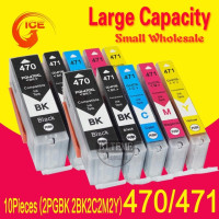 Чернильный картридж для принтера Canon TS5040, TS6040, TS 5040, TS 6040, PIxma, совместимый с PGI470, 5 цветов