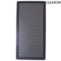 Крышка вентилятора для охлаждающего пылезащитного фильтра ПК, магнитная сетка из ПВХ для защиты от пыли, аксессуары для компьютера, сетка для снижения уровня шума, 12x12/14x4/12x24 см