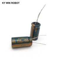5 шт. алюминиевый электролитический конденсатор 330 мкФ 100 в 13*20 мм frekuensi tinggi радиальный электролитический kapasitor