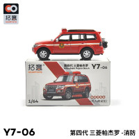 XCarToys 1:64 Pajero Gen.4 пожарная машина красная литая модель автомобиля