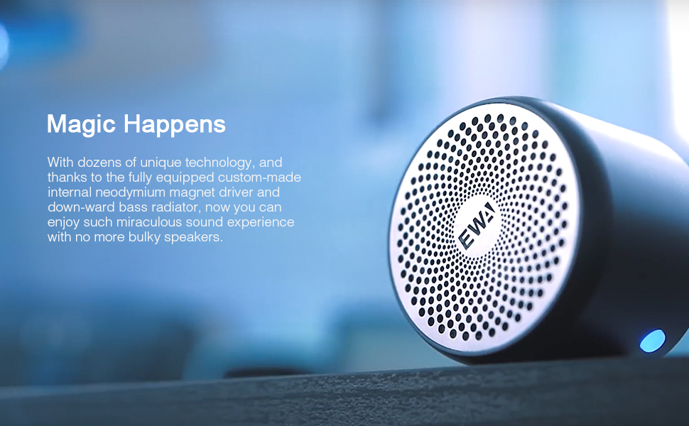 EWA A106 bluetooth speakers