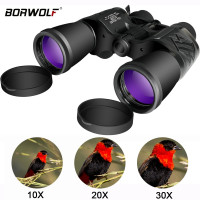 Бинокль Borwolf 10-30X50, профессиональный, с высоким увеличением, для ночного видения