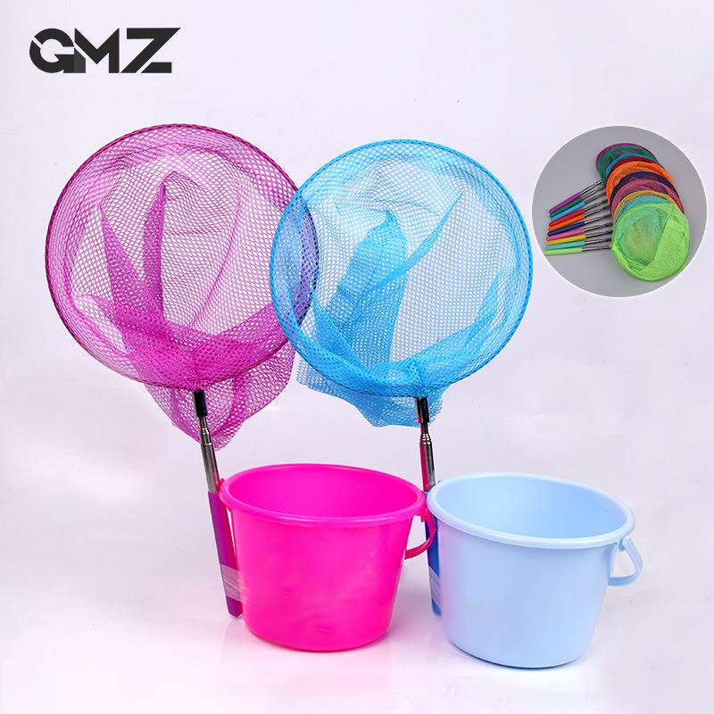 1pc Insect Butterfly Catcher Net Beach Fishing Net Children Retractable Catch Toy Kids Outdoor Water Play Tool Color Random