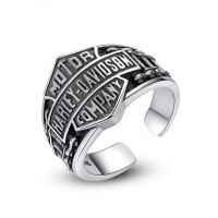 Открытое серебряное кольцо для мужчин