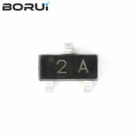 100 шт. MMBT3906 2A 3906 MMBT3906LT1G 2N3906 200mA 40V SOT-23 PNP SMD Трипод транзистор, новый и оригинальный