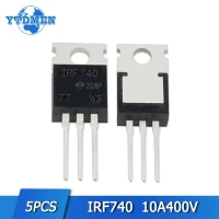 Полевой транзистор IRF740, IRF740PBF TO220 MOSFET 400V 10A TO-220, 5 шт