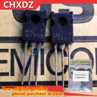 ПРОДАНО От 1 пары, 100%, Япония, оригинал, TOS 2SA1358 2SC3421 A1358 C3421 Y TO-126F, Немагнитный, собственный запас, реальные предметы для съемки