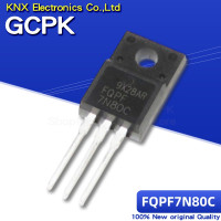 10 шт. FQPF7N80C TO-220F FQPF7N80 TO-220 7N80 7N80C 800V 7A новый оригинальный