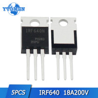 ТРАНЗИСТОР IRF640 640 IRF640PBF TO220 MOSFET FETs 200 в 18A TO-220, набор полевых транзисторов, электронный компонент, 5 шт.