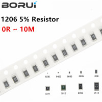 100 шт. 1206 SMD резистор 0R ~ 10 м 1/4 Вт 0 1 10 5% 100 150 220 Ом 1K 330 K 10K 2,2 K 0R 1R 10R 100R 150R 220R 330R