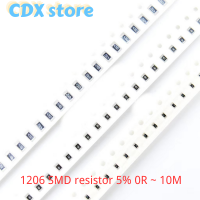 100 шт., SMD резистор 1206 0R ~ 10M 1/2W 0 1 10 5% 100 150 Ом 1K 220 K 10K 330 K 0R 1R 10R 100R 150R 220R 330R