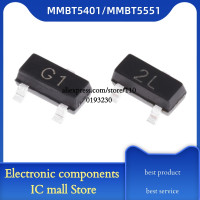 50 шт./лот MMBT5551 G1 MMBT5401 2L MMBT3906 2A MMBT3904 1AM MMBT2222A 1P MMBT4401 MMBT4403 TRANS NPN PNP SOT-23