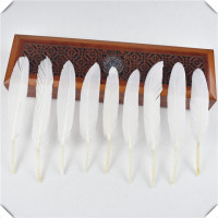 Перышки из белой утки 10-15 см для рукоделия, 20-100 шт