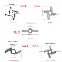 Лезвие для мясорубки, измельчитель из нержавеющей стали, запасные части