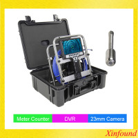 20 м водонепроницаемый счетчик видеорегистратор сливной инспекции канализации видео Камера видео эндоскоп Камера бороскоп Камера с 512 Гц приемник