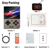 Игровые консоли Miyoo Mini Plus Miyoomini +, 3,5 дюйма, IPS, OCA, портативные ретро-консоли, 32 ГБ, 64 ГБ, 128 ГБ, 3000 мАч, Linux 27000 +