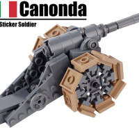 Конструктор «Танк итальянской артиллерии», 65 мм