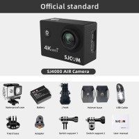 Экшн-камера SJCAM SJ4000 AIR, 4K 30FPS, WIFI, 16MP, HDMI-совместимый, 4-кратный цифровой зум, водонепроницаемая, Sports DV