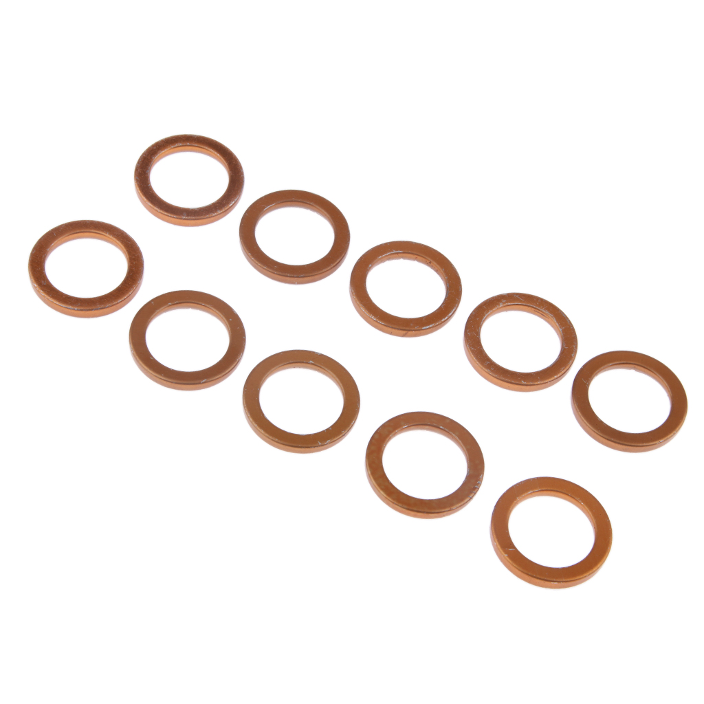 10x Motorcycle Exhaust Muffler Pipe Gaskets for 110 150cc Gy6 Moped Scooters