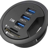 USB 3,0 концентратор с 3/4 портами USB 3,0 с внешним стерео-звуковым адаптером