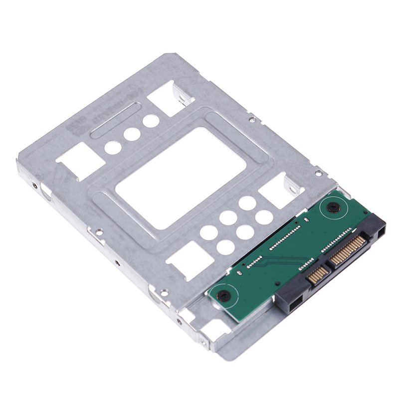 1pc 2.5" Ssd Sas To 3.5" Sata Hard Disk Drive Hdd Adapter Caddy Tray Hot Swap Plug