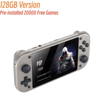 НОВЕЙШАЯ портативная игровая консоль M17 с HD экраном 4,3 дюйма, четырехъядерная система EmuELEC, портативный игровой плеер 64/128 ГБ, 10000 бесплатных игр