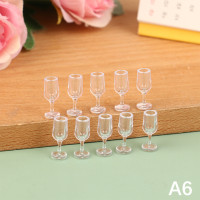 Мини прозрачный бокал для красного вина, 10 шт