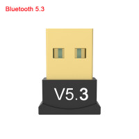 Беспроводной USB Bluetooth 5,3 адаптер Bluetooth 5,3 передатчик музыкальный приемник адаптер для компьютера ПК ноутбука наушников Мини-отправитель